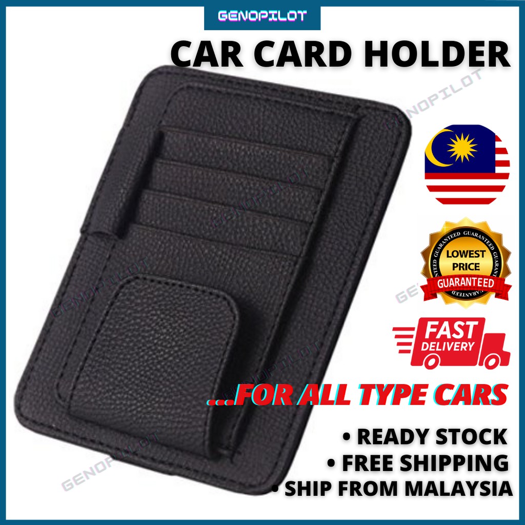 🔥CAR CARD HOLDER🔥Sun Visor Card Pen Holder Organizer Pen Holder