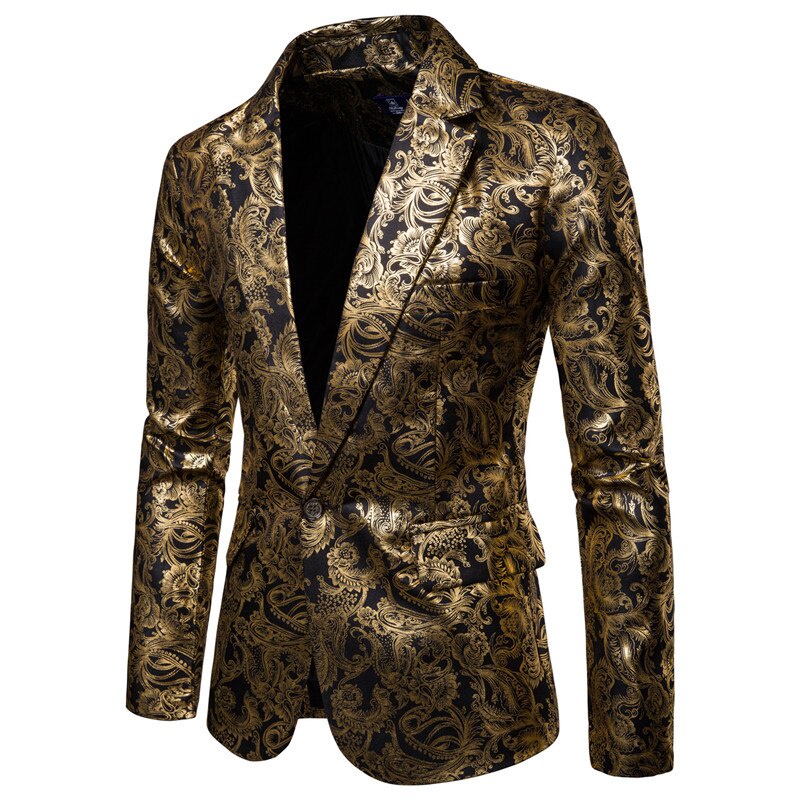 Casual Blazer Jacket Suit Party Suit High-end Fashion Luxury Men's ...