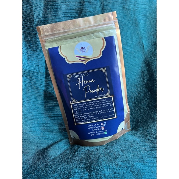 Rajasthani Natural Henna powder BAQ 100g [Luxury stringy Henna powder