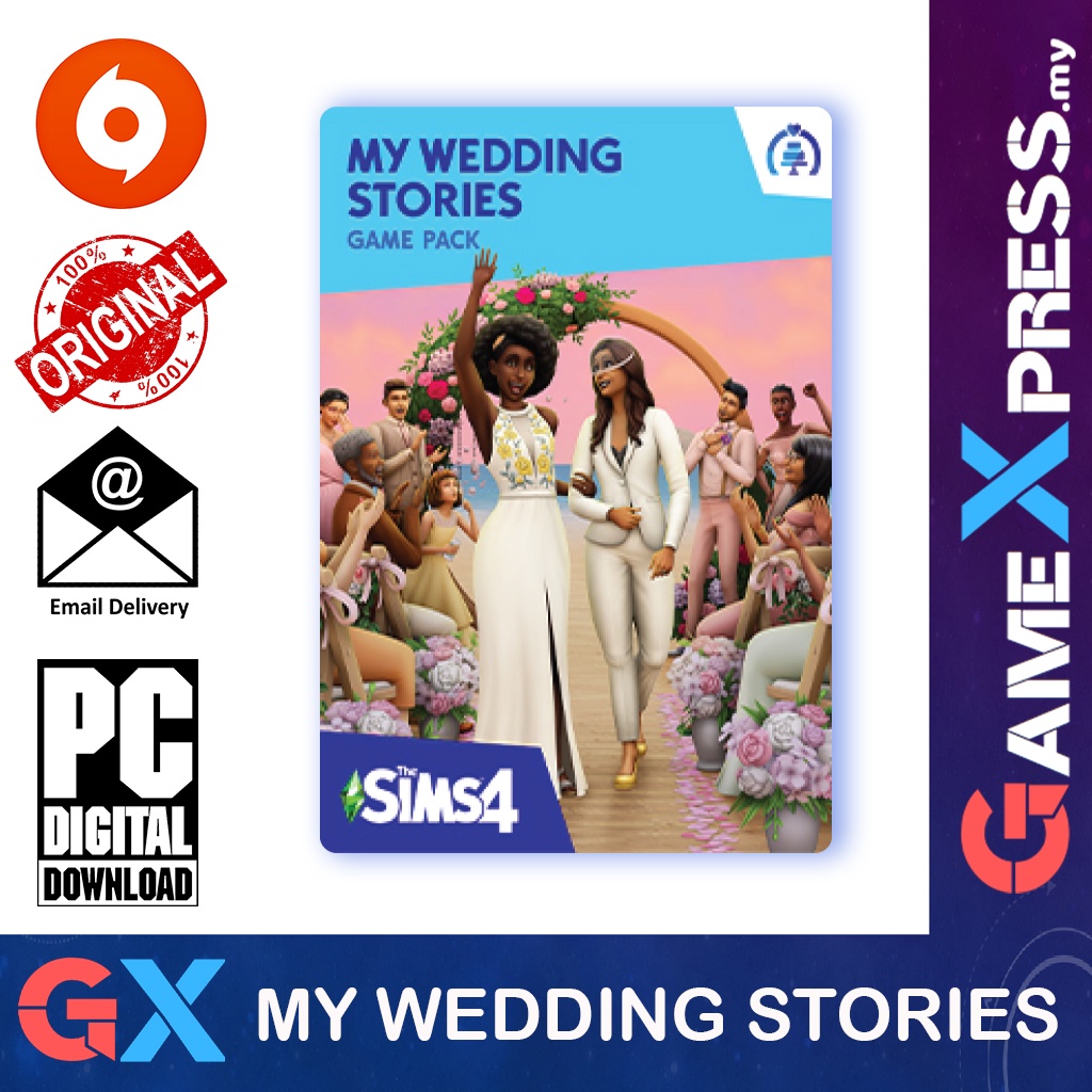 The Sims 4 My Wedding Stories Expansion PC / Mac Game Origin Platform - TS4  | Shopee Malaysia