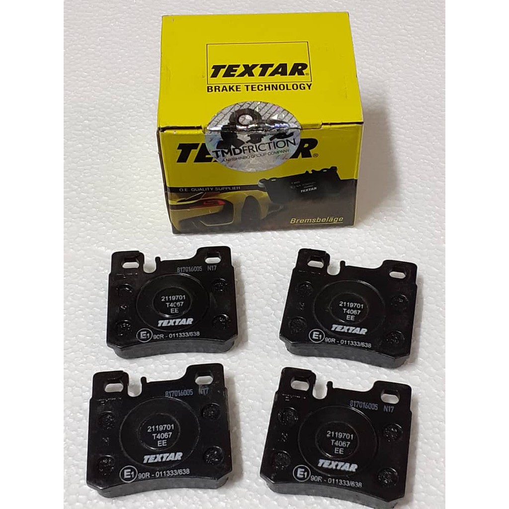 Textar brake deals pads mercedes