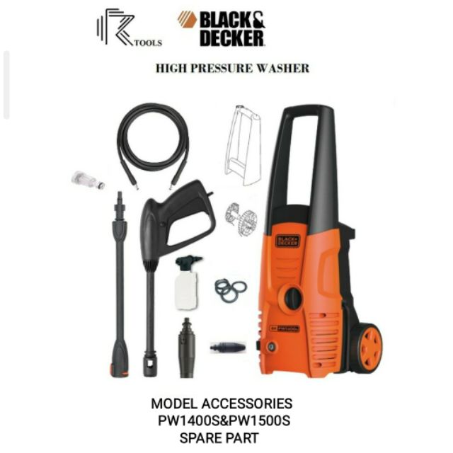 ACCESSORY SPARE PART BLACK AND DECKER WATER JET HIGH PRESSURE WASHER