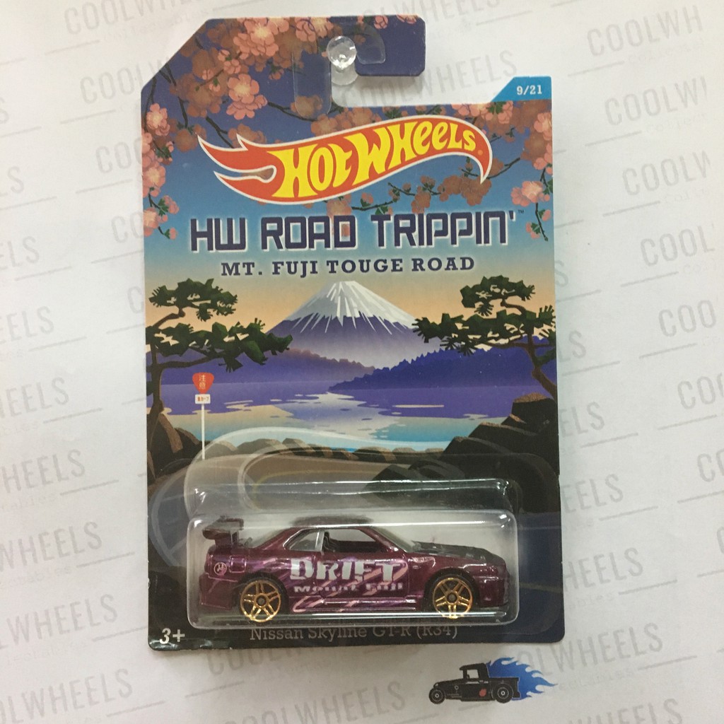 Hot Wheels 2015 Road Trippin' - Nissan Skyline GT-R (R34) | Shopee