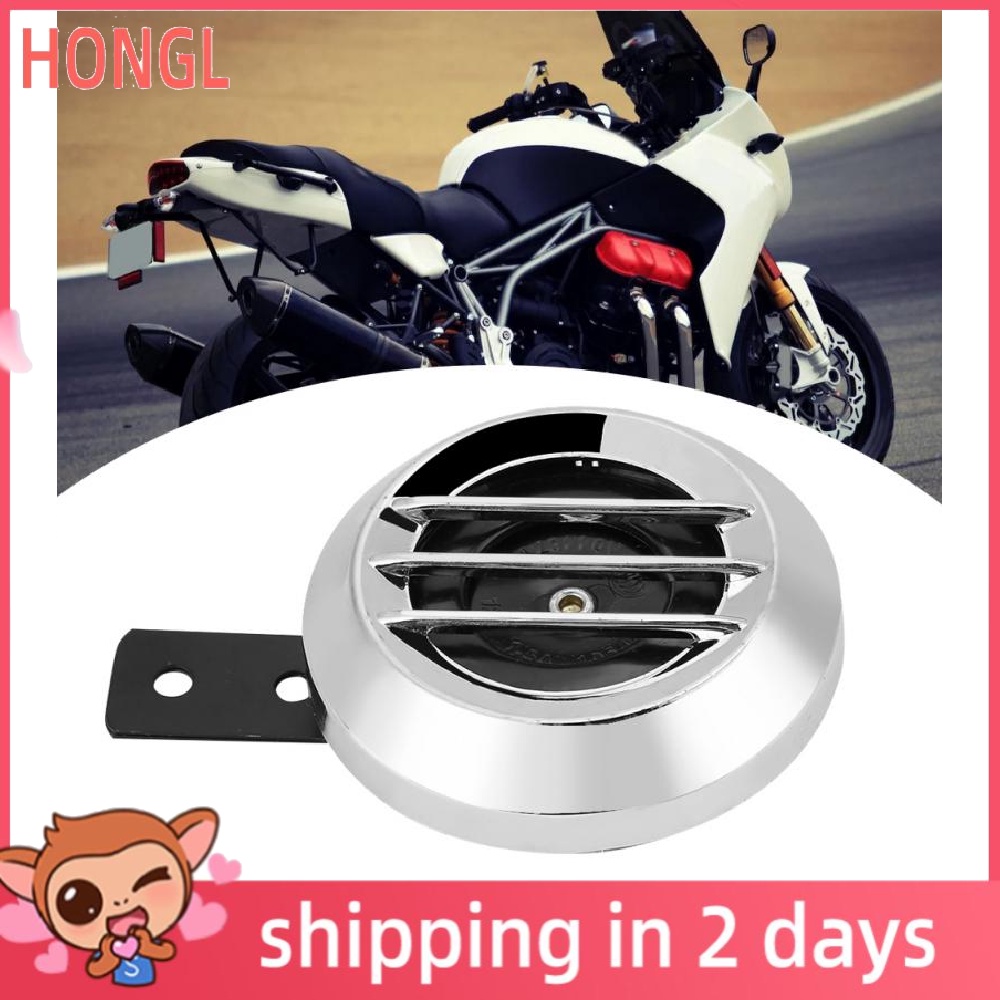 Aramox Motorradhorn 110dB - Universelles Wasserdichtes Horn 12V 85mm