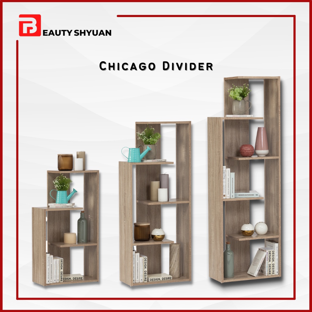 CHICAGO Partition Divider Display Cabinet Display Rack Book Rack Book ...