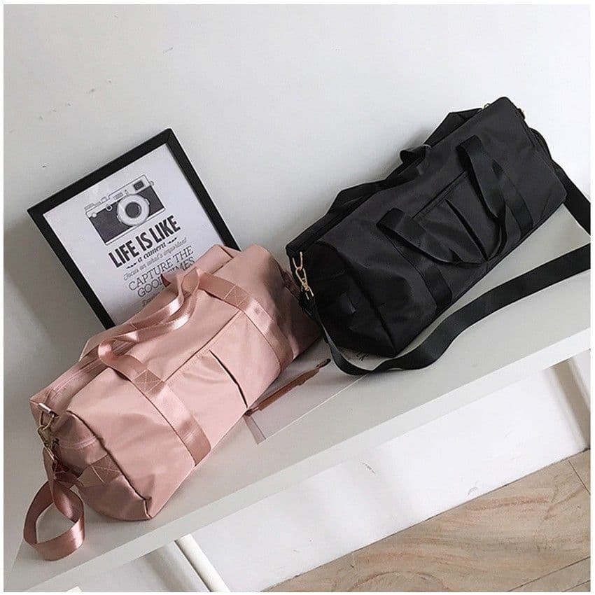 Rose gold overnight online bag