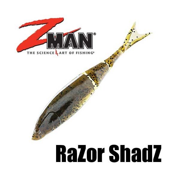 ZMAN Razor ShadZ 4.5" Soft Plastic Shopee Malaysia