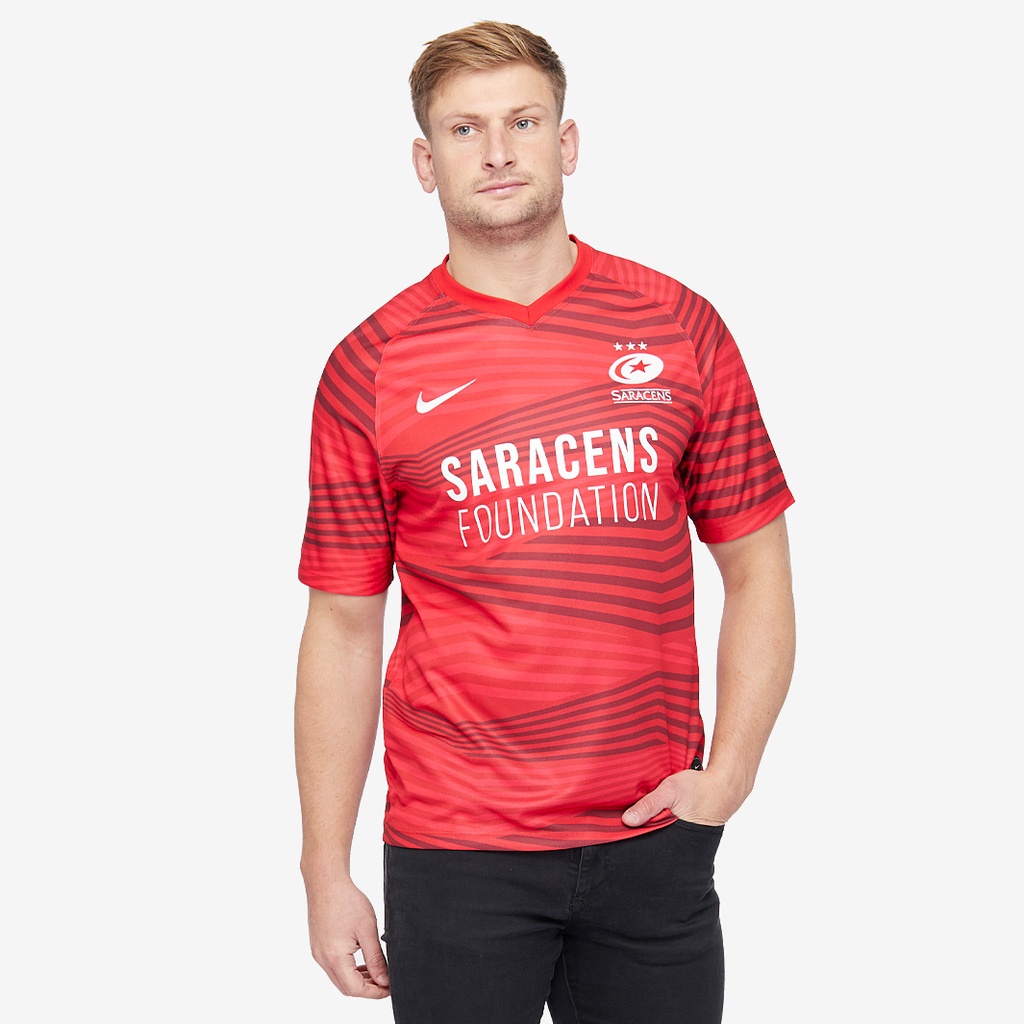 M L XL 3XL 100 Original Nike Rugby Saracens Away Shirt Shopee Malaysia