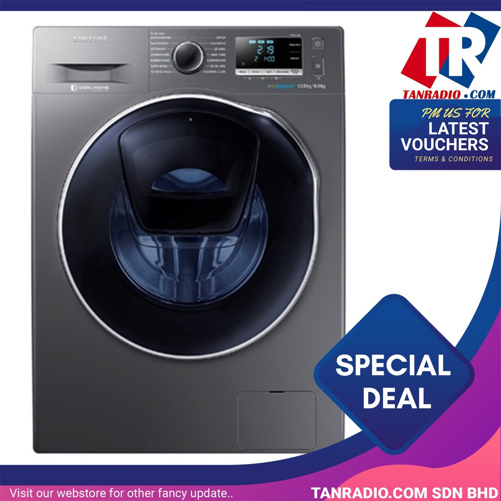 [TR SERI ALAM] Samsung Front Load Combo Washer Dryer (10.5kg/6kg) WD10K6410OX Shopee Malaysia
