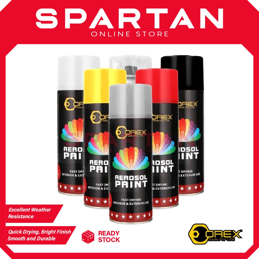 OREX 400ml Aerosol Spray Paint Automotive Quality Buatan Malaysia
