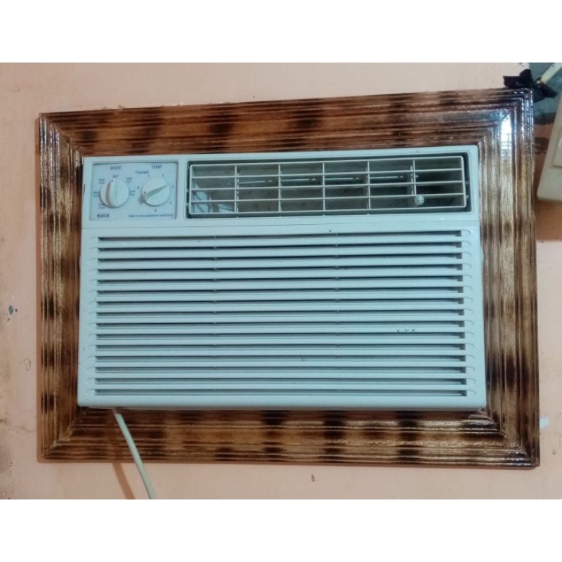 AIRCON WOODFRAME for window type ANY SIZES(NEW DESIGN) | Shopee Malaysia