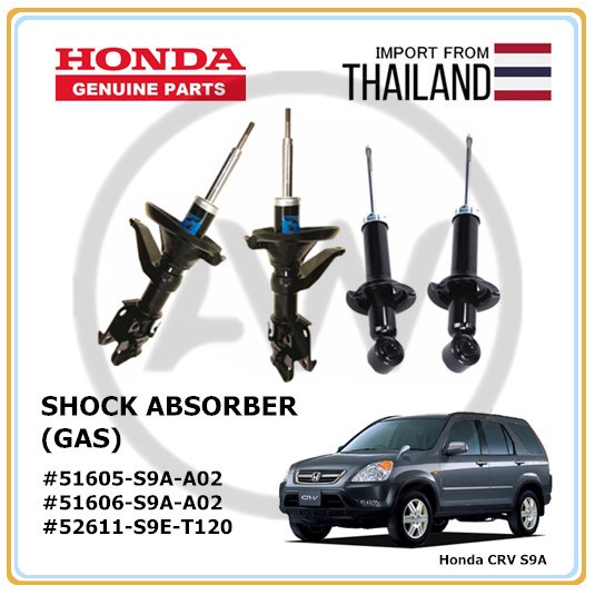 Original Honda CRV CRV RD S9A 20022007 Front Rear Shock Absorber [1