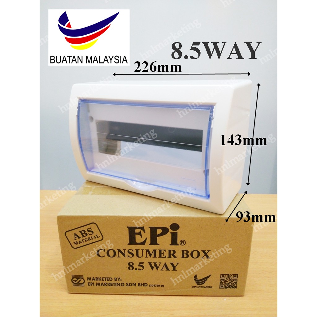 DB BOX MCB DISTRIBUTION BOX ELCB RCCB PVC | Shopee Malaysia