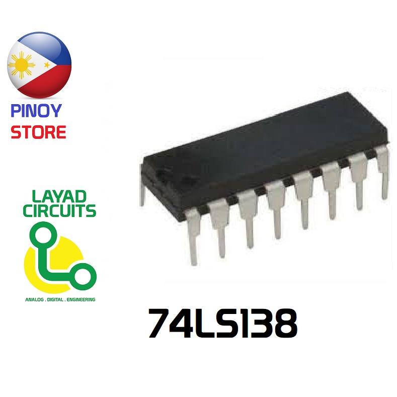 74LS138 3 to 8 demultiplexer 74138 decoder DEMUX logic IC | Shopee Malaysia