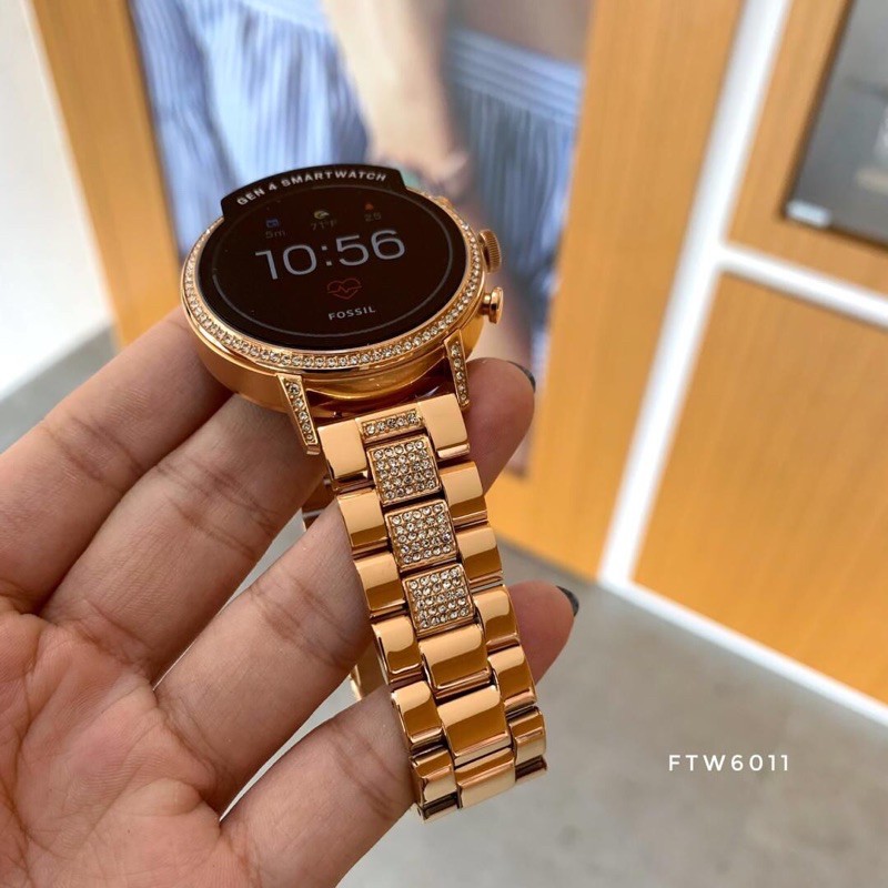 Fossil Smartwatch Gen 4 Venture HR Gold FTW6011 100 ORIGINAL Shopee Malaysia