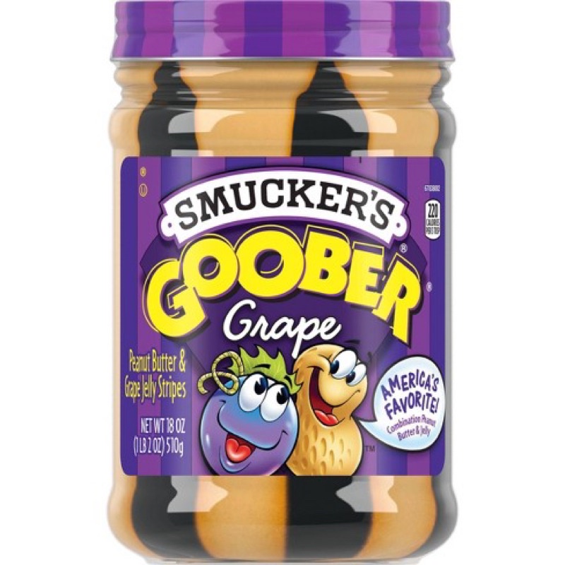 [WHOLESALE PRICE] Smucker's Goober Grape Peanut Butter Jam 510g ...