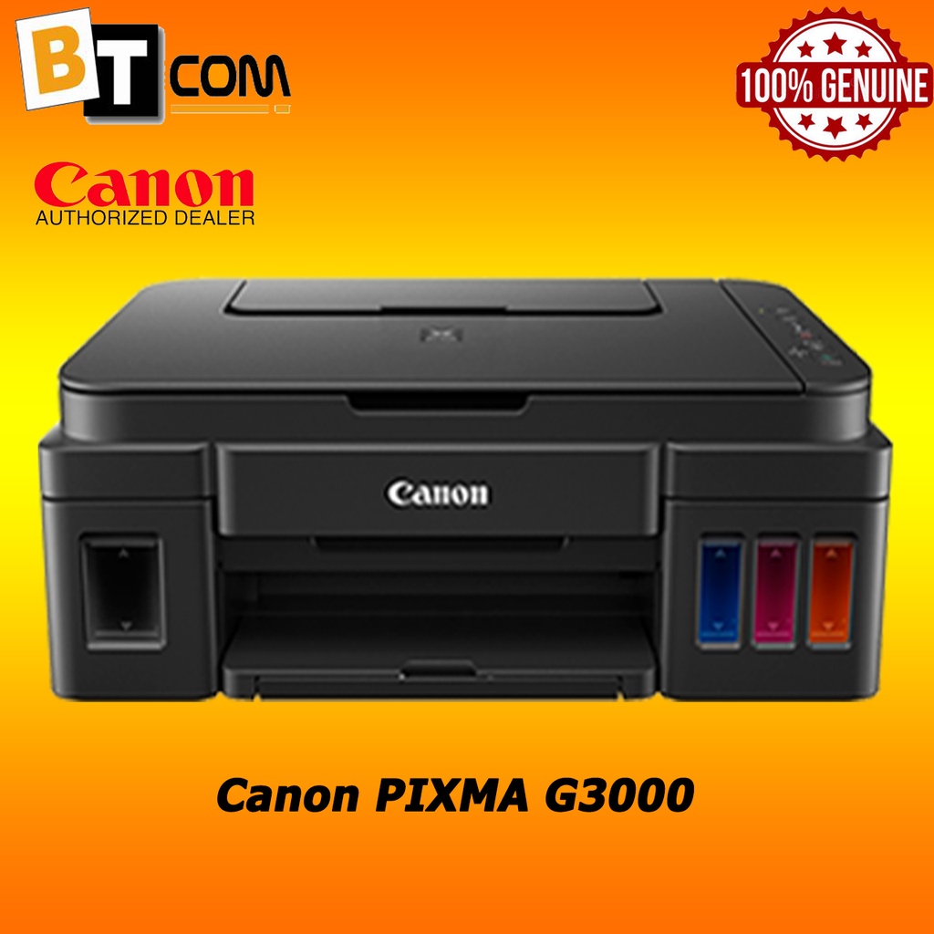 Canon Pixma G3000 Refillable Ink Tank Wireless All In One For High Volume Printing Printer