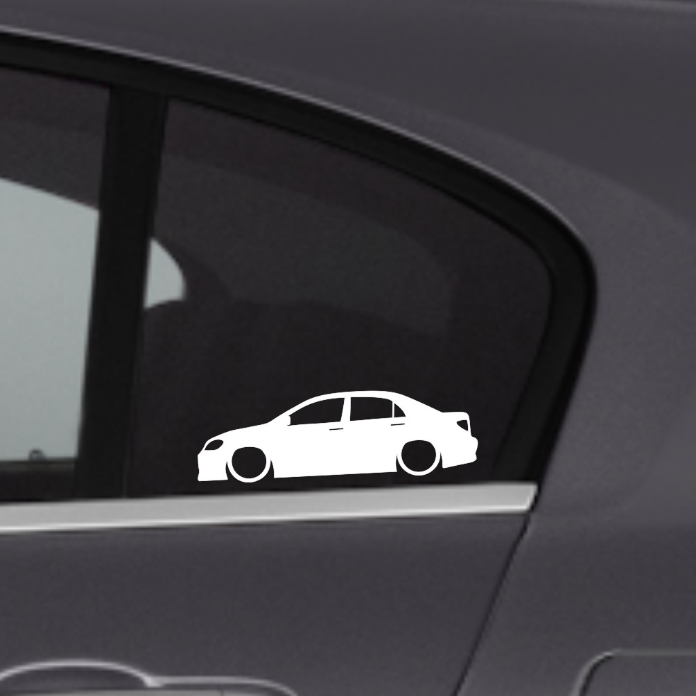 🔥🇲🇾Lowered Toyota Altis 2007 Altis 9th Gen Window Sticker 2pcs | Shopee ...