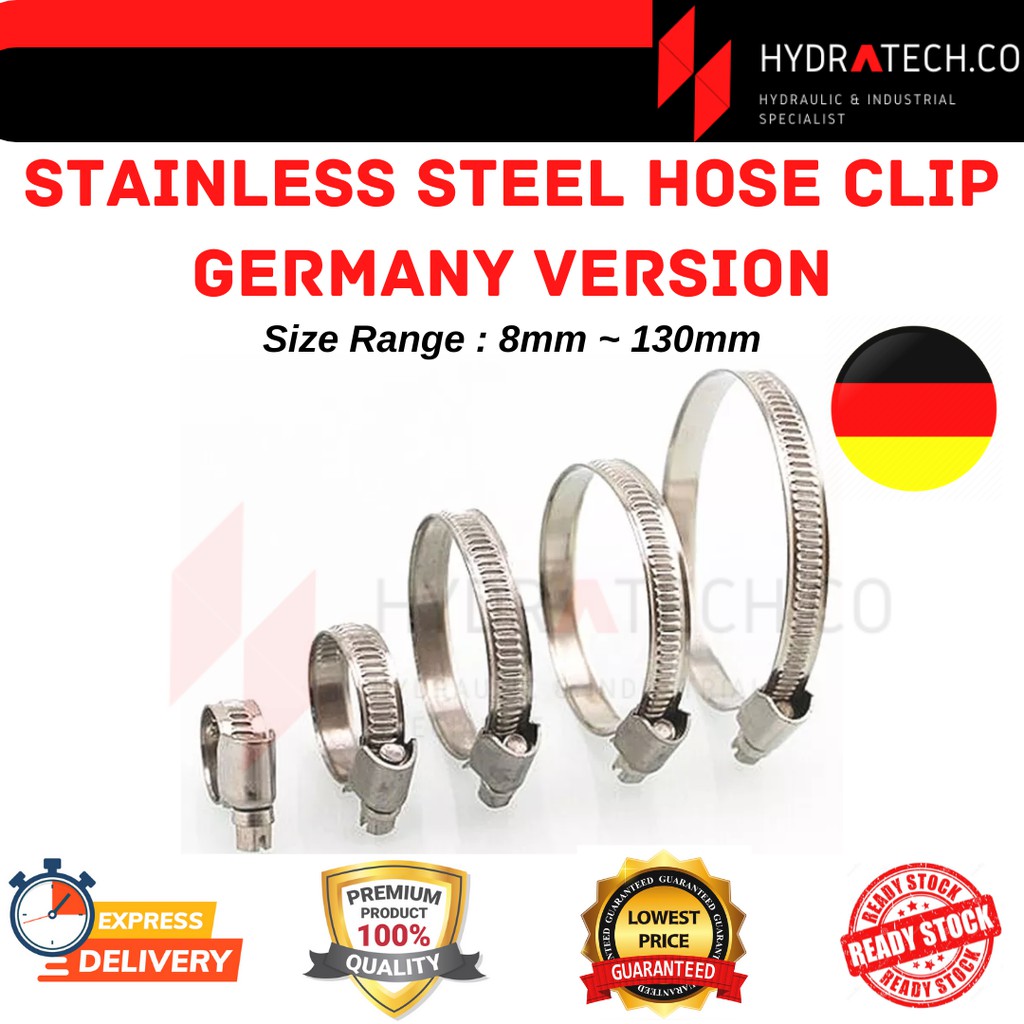 [CLAMP] Radiator Hose Adjustable Stainless Steel Hose Clip Clamp ...