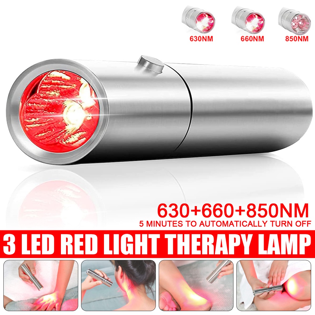 Portable Red Light Therapy LED Therapy Pen 850nm Infrared 660nm Soft Scar Wrinkle Removal Treatment Acne Laser Pen