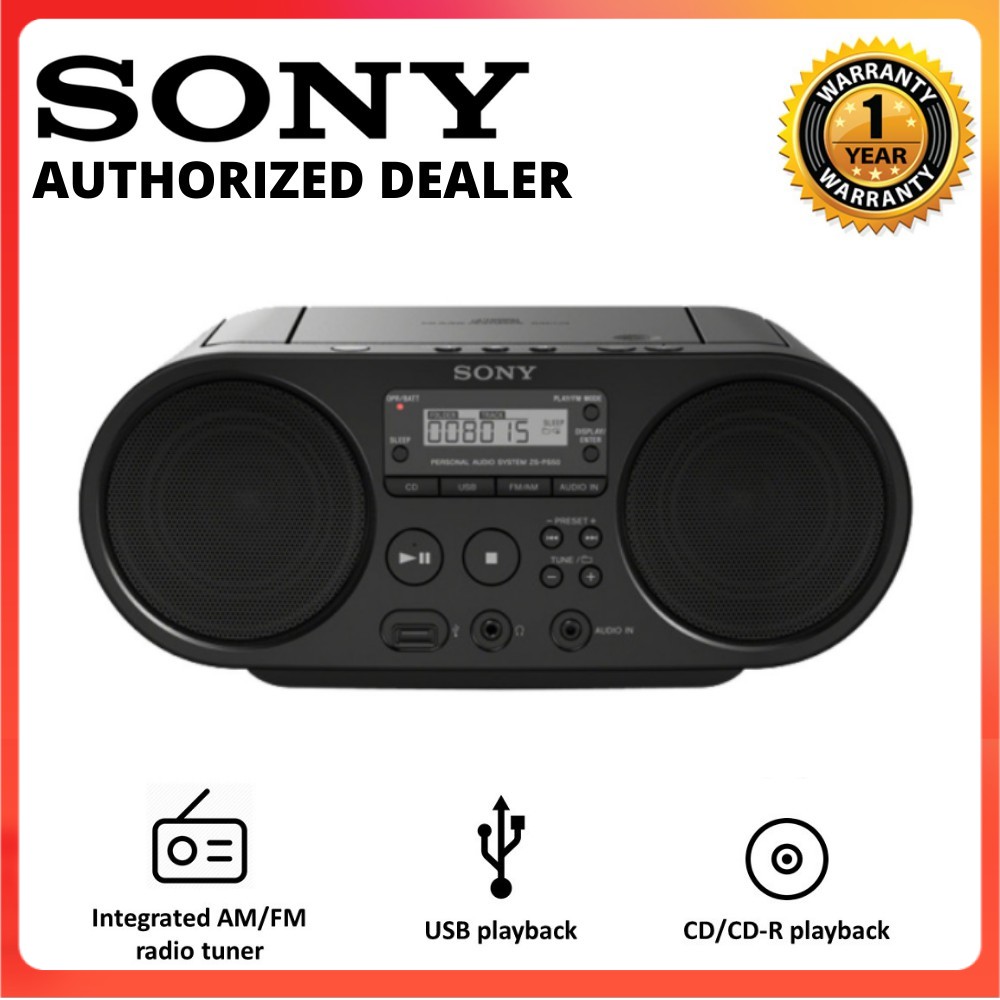 Sony cd boombox with fashion bluetooth