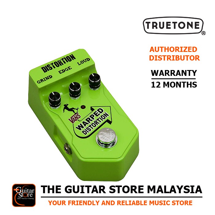 Visual Sound By Truetone Vans Warped Distortion Electric Guitar Pedal  (Version 2)