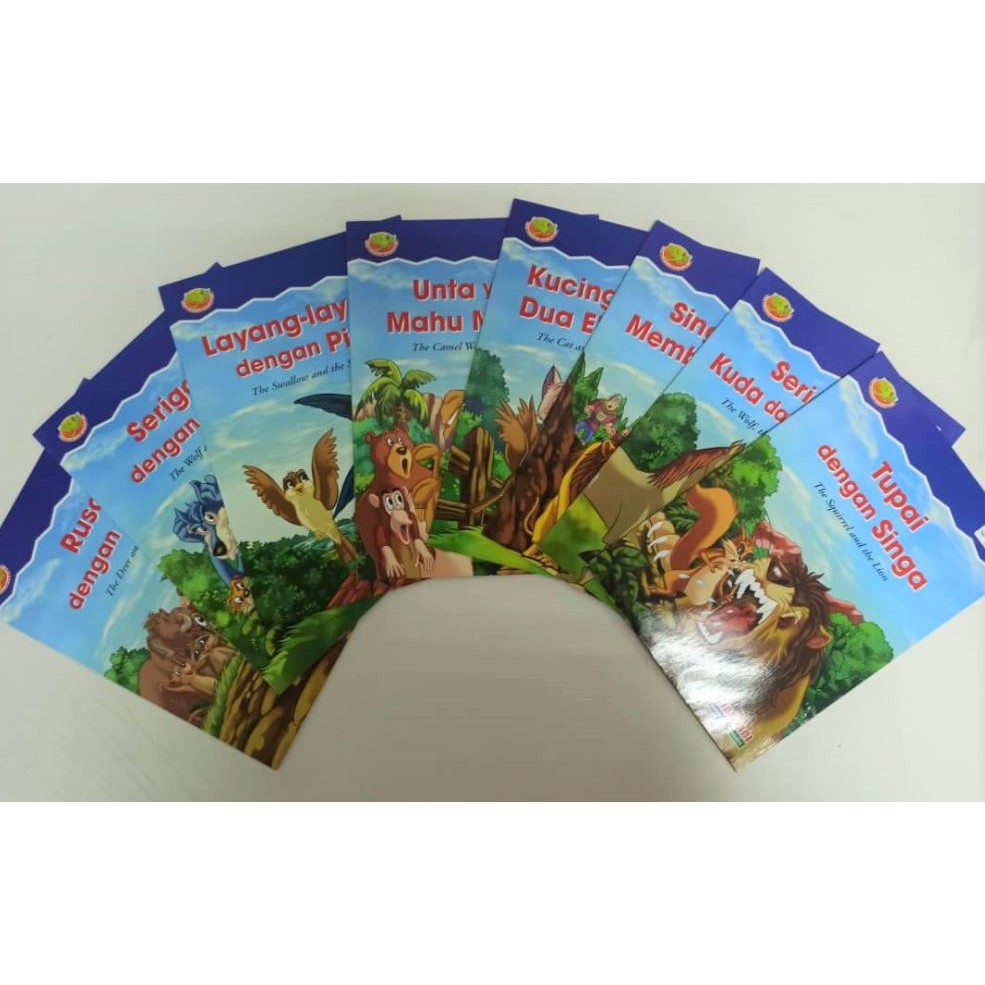 Buku Cerita Kanak-Kanak Siri Burung Kakak Tua (8 titles) | Shopee Malaysia