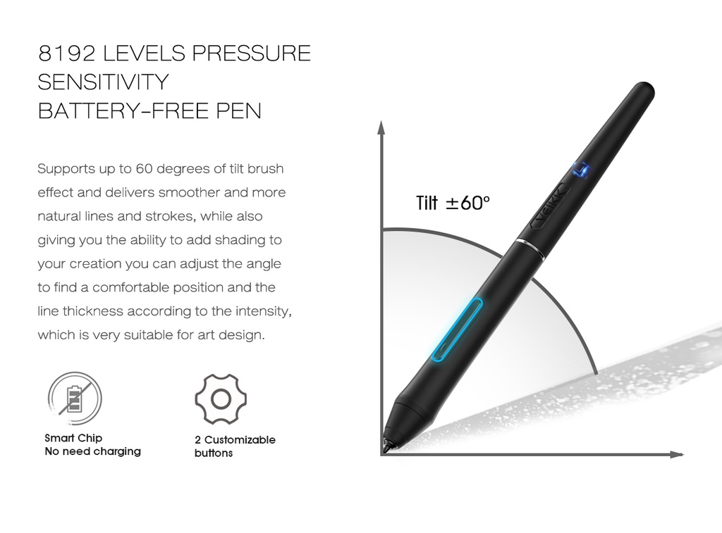 VEIKK VK1060 Drawing Tablet with 8 Shortcut Keys, 10 x 6 inches ...