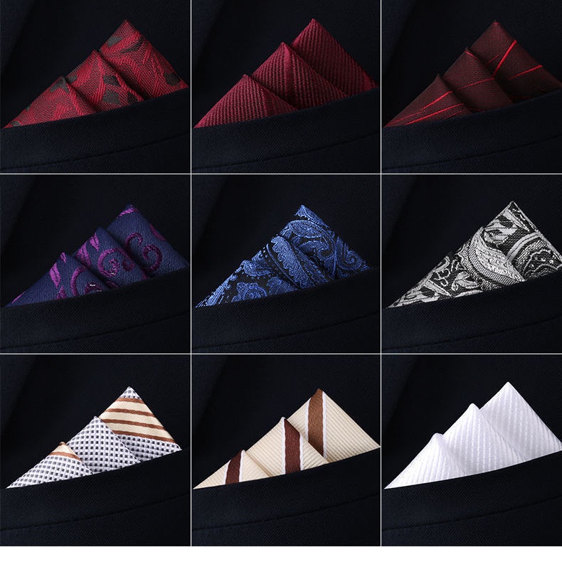 Men's Suit Pocket Scarf Square Formal Wear Business Handkerchief