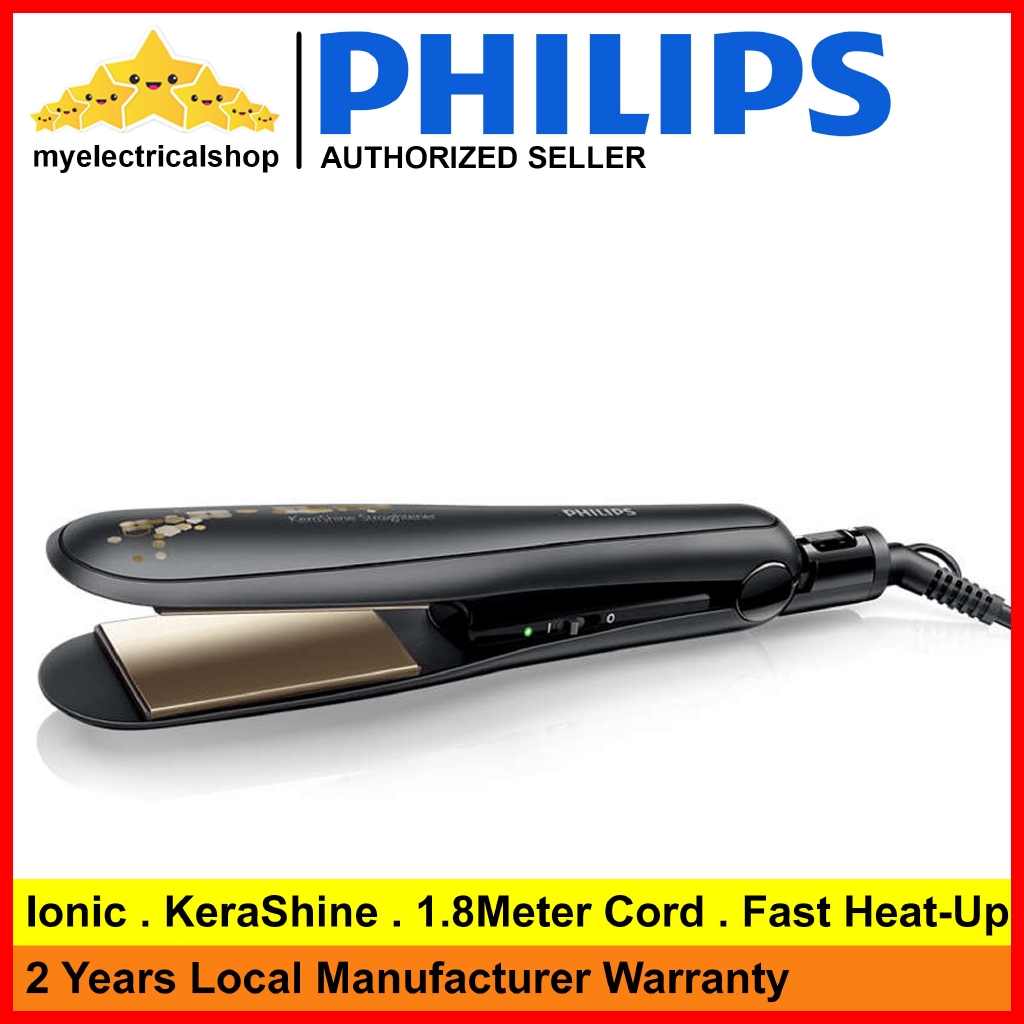 Philips Hair Straightener HP8316 210 KeraShine Ionic Flat Iron