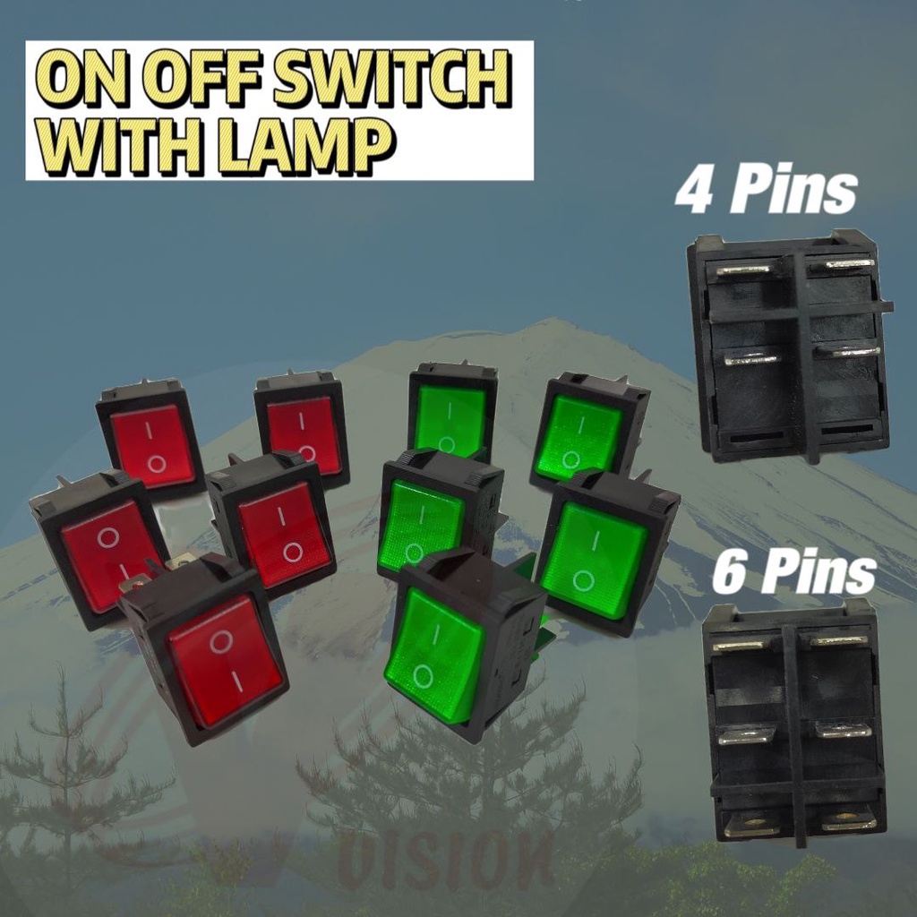 AC ON OFF Switch 20A/30A Power Switches With Lamp | Shopee Malaysia
