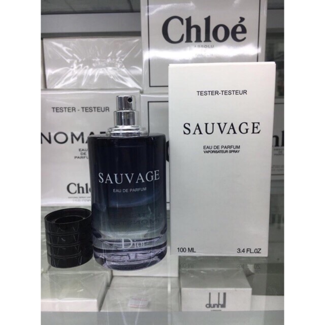 Dior sauvage eau outlet de parfum tester