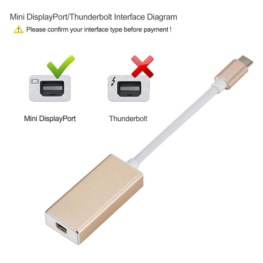 Mini displayport to usb deals c adapter