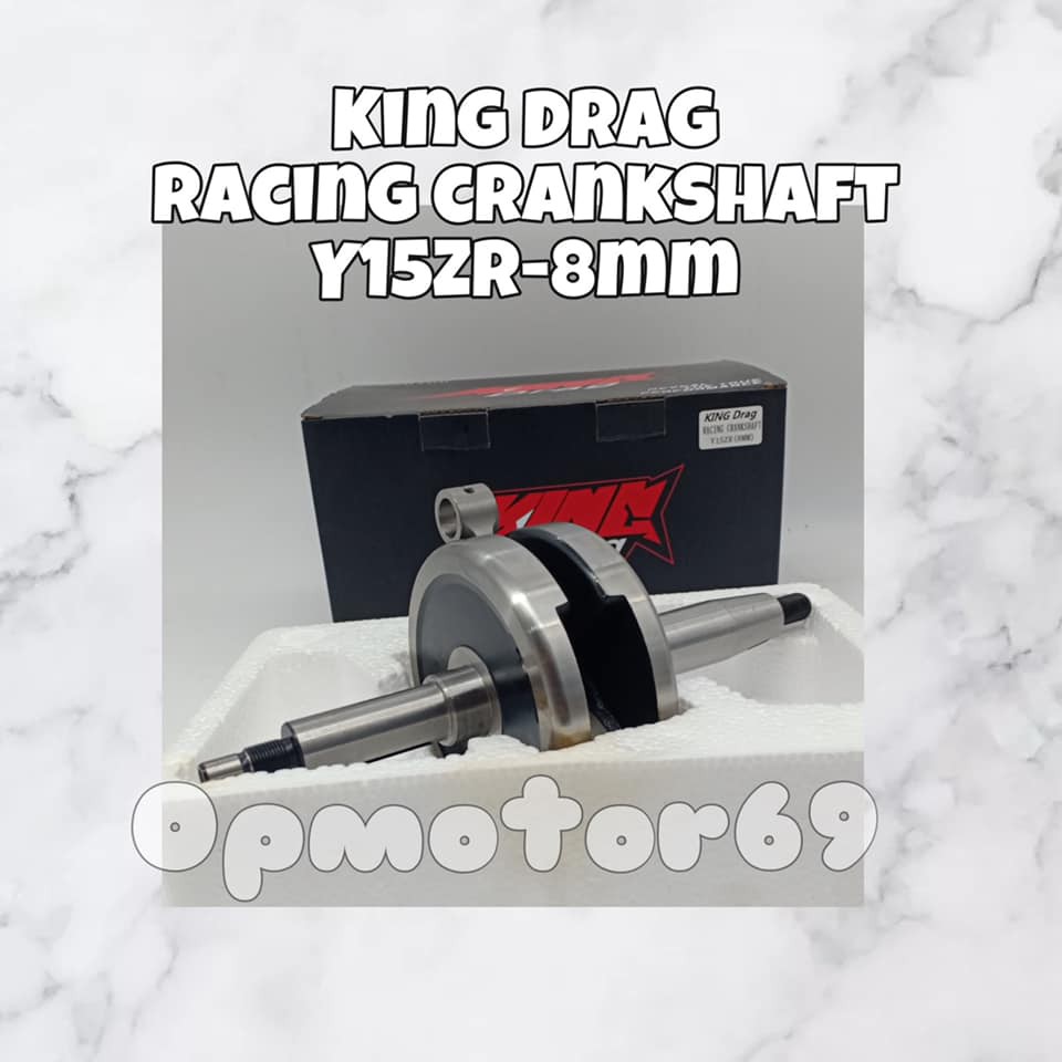 NEW ARRIVAL!!! KING DRAG RACING CRANKSHAFT Y15ZR JET UP(8mm)&(10mm
