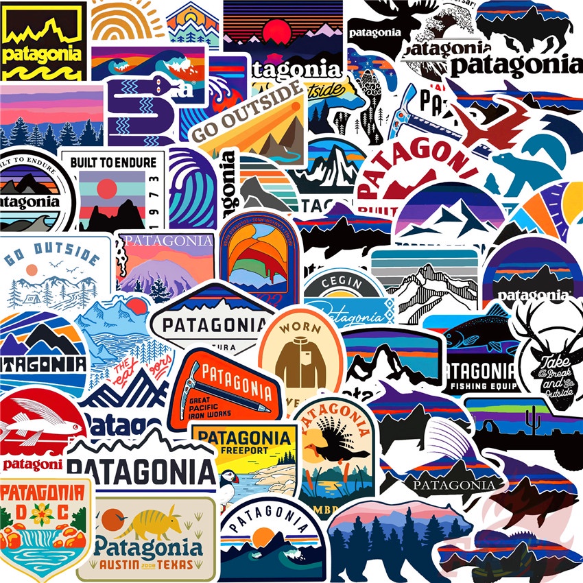 104Pcs/Set Outdoor P.A. Series A Stickers DIY Luggage Laptop Skateboard ...