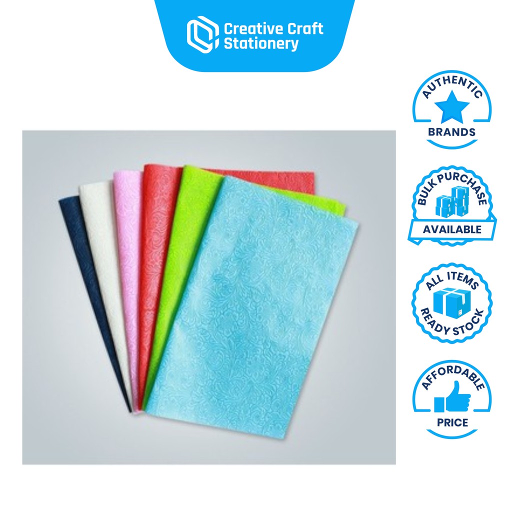 2pcs Emboss Foam Present Wrapper 53 x 58 cm / Pembalut hadiah eva