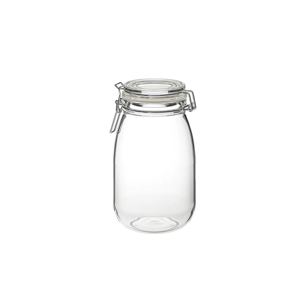 IKEA KORKEN JAR 1L/1.8L WITH LID CLEAR GLASS KORKEN SERIES JAR BALANG