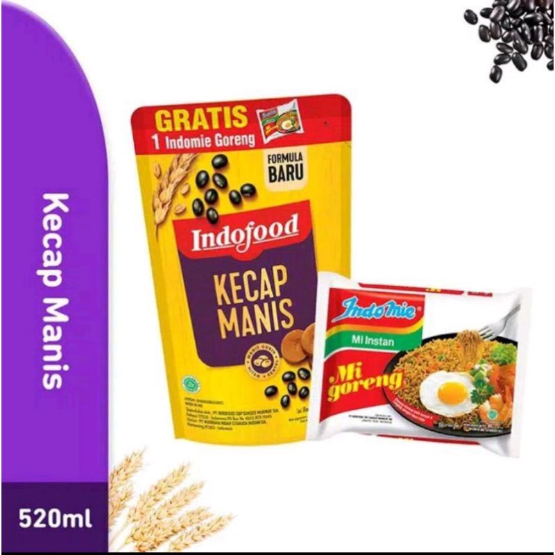 Indofood Sweet Soy Sauce 520 Ml Free indomie Fried 1 Pack Shopee Malaysia