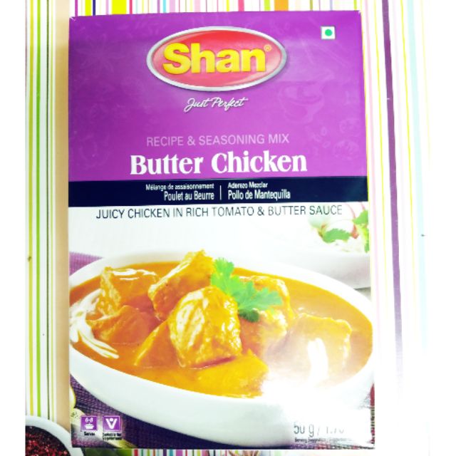 Shan Masala Butter Chicken Seasoning Mix 50gm Rempah Shan Shopee Malaysia