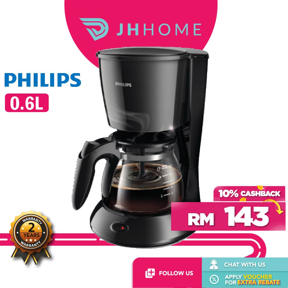 Philips Coffee Maker With Glass Jug Auto Shot Off 06l Hd743220 Hd7432 Shopee Malaysia 2135