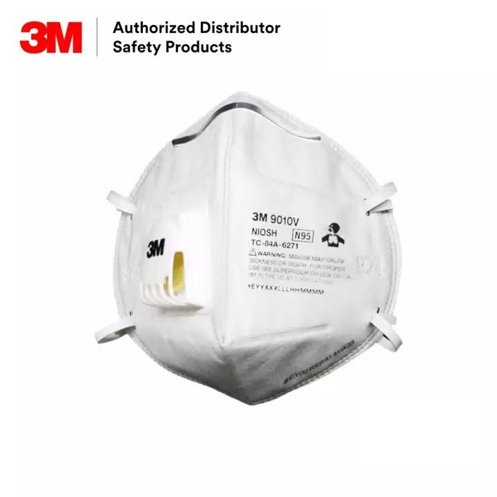 3M 9010V KN95 Particulate Disposable Respirator with Cool Flow Valve ...