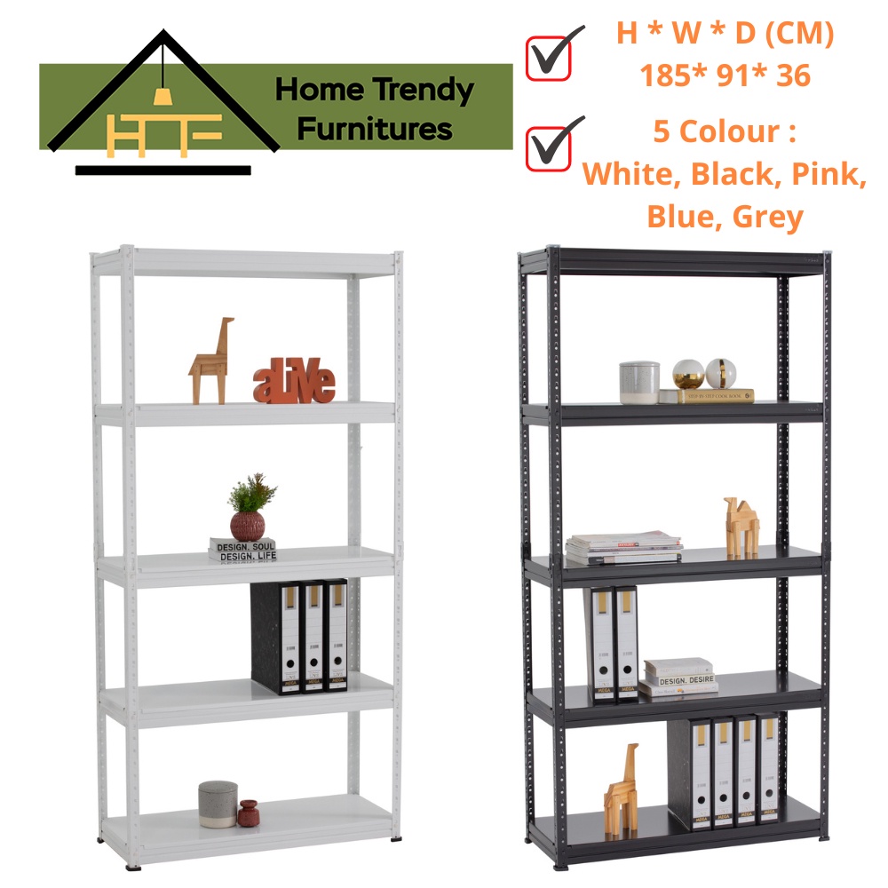 KELSEY Heavy Duty Metal Rack Display Rack Utility Shelves Boltless Rack ...