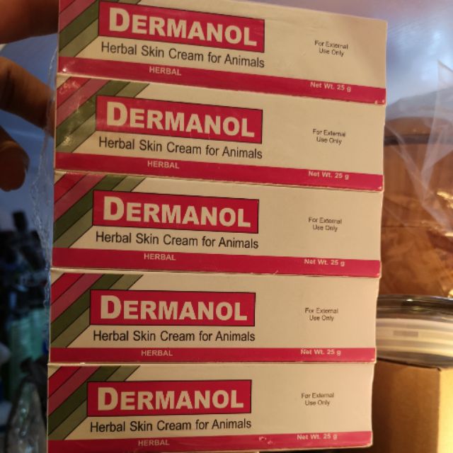 Dermanol herbal krim kulit untuk haiwan 25g (kucing / anjing) anti ...