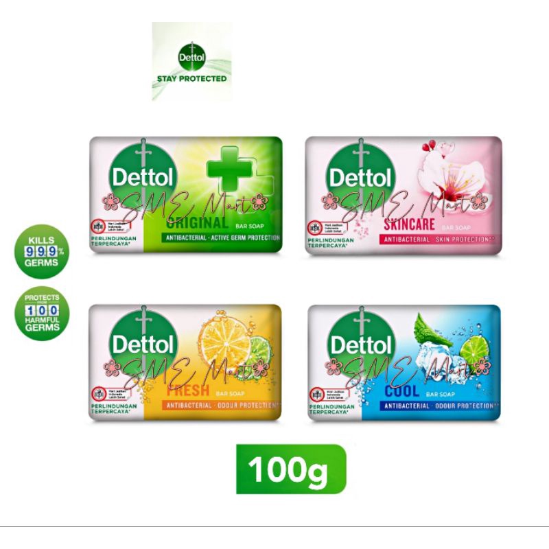 Dettol Antibacterial Bar Soap Dettol Sabun 100g Indonesia Packing Shopee Malaysia 3269