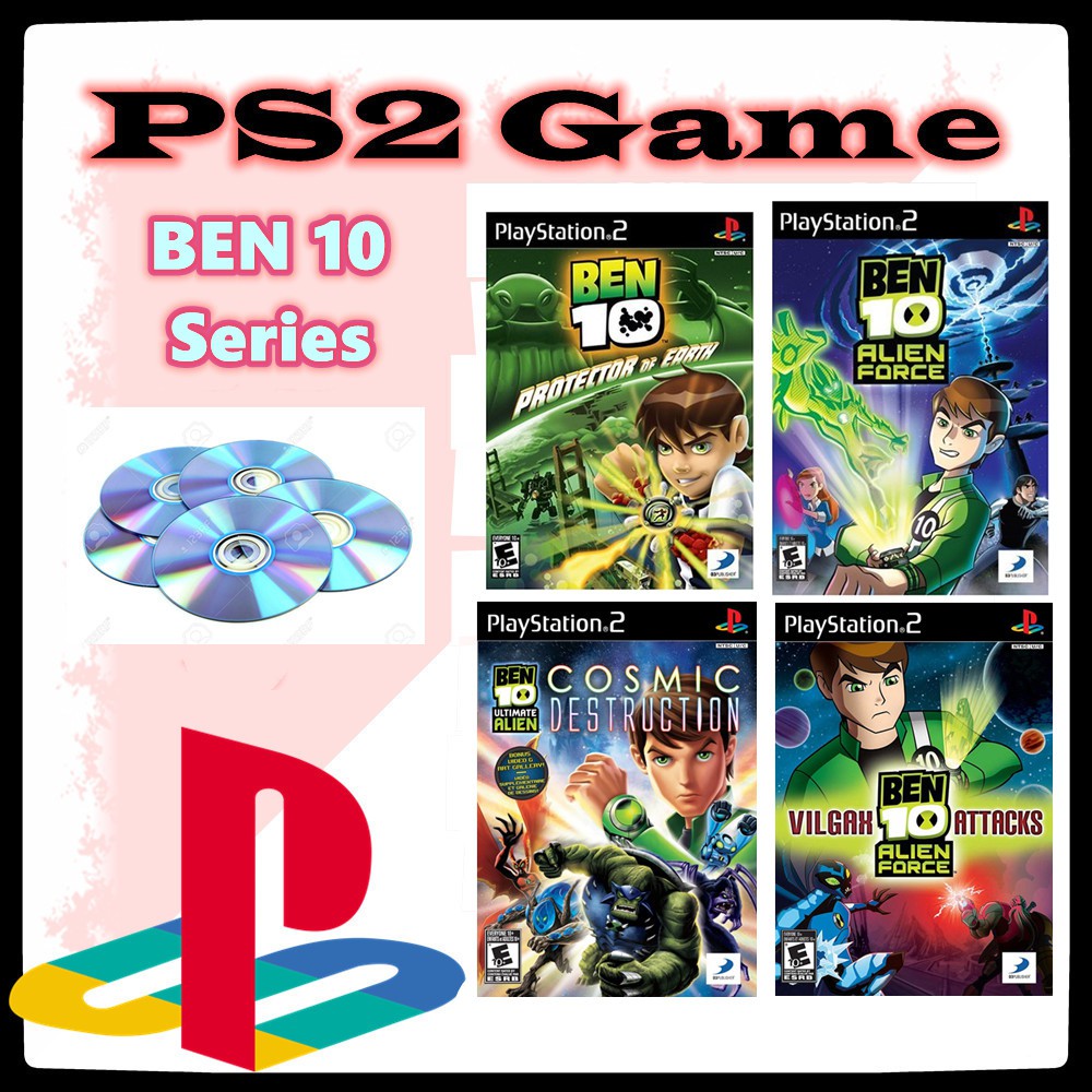 💥 Ps2 Game / Ben 10 Protector of Earth / Alien Force / Cosmic Destruction  / Vilgax Attacks / Good Quality Purpleray CD💥 | Shopee Malaysia