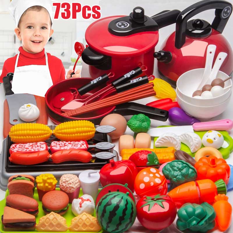 11 81pcs Kids Kitchen Cooking Toy Set Kitchen Pretend Play Toys Cookware Simulation Cooking Mainan Masak Budak Perempuan Children Girl Educational Toy Birthday Gift Shopee Malaysia