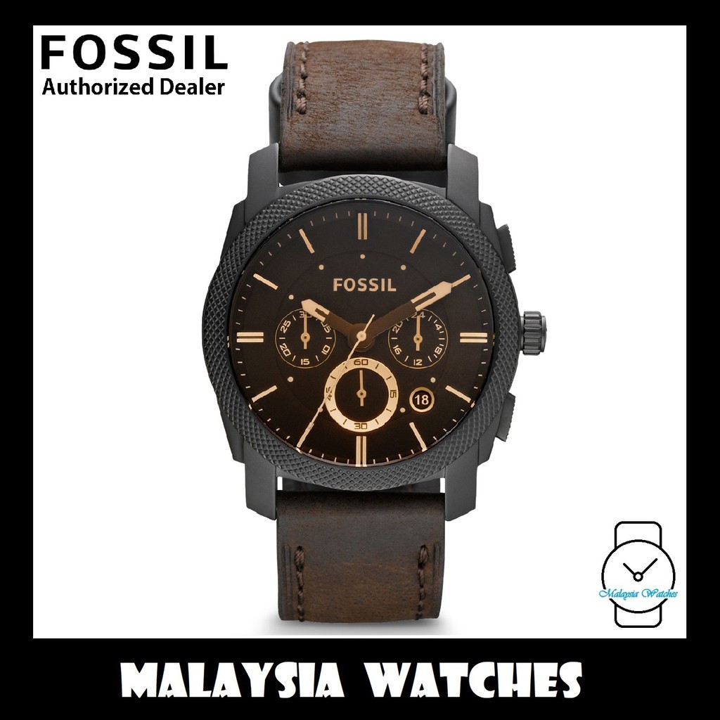 OFFICIAL WARRANTY Fossil Men s FS4656 Machine Mid Size