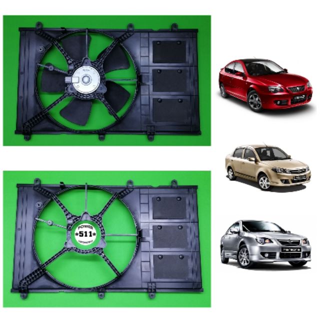 Proton Saga BLM Flx Persona Gen2 Radiator Fan Guard WITH Radiator Spare