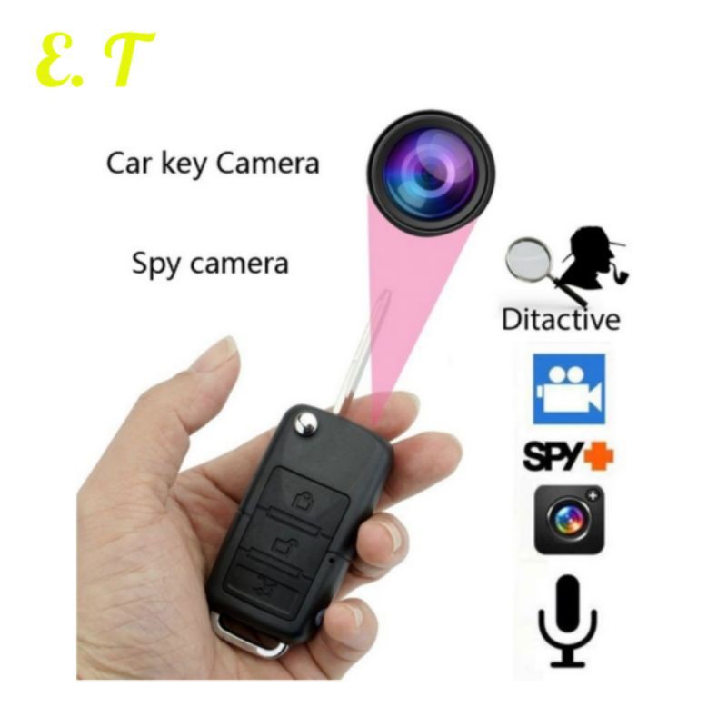 Mini Car Key Fob DVR Motion Detection Camera Hidden Spy Cam Video Recorder ET Shopee Malaysia