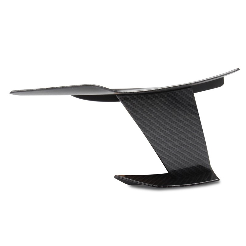 Universal Carbon Fiber Appearance Car Front Bumper Lip Separator Fin ...